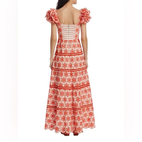 Alice + Olivia Tawny Ruffled Maxi Dress NWT - Picture 3 of 5